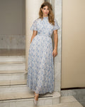 FLOYD Maxikjole Liane Mana - Light Blue