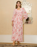 FLOYD Maxikjole Larisa Rosy - Pink Mix