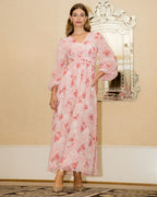 FLOYD Maxikjole Larisa Rosy - Pink Mix
