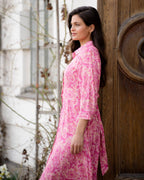 FLOYD Maxikjole Rozenna Mim - Rose Petal