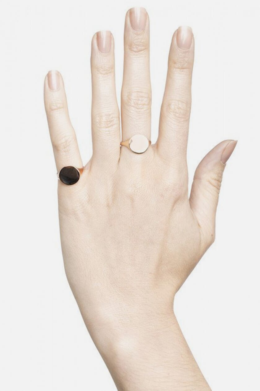 Maria Black Ring Ready Heart - Gull