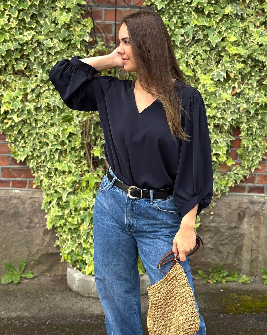 FLOYD Bluse Ling Uni - Navy