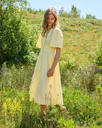 JDY Midikjole Nora 2/4 Midi - Double Cream