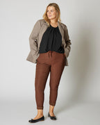 FLOYD Bukse Geany Uni Bengalina - Brown