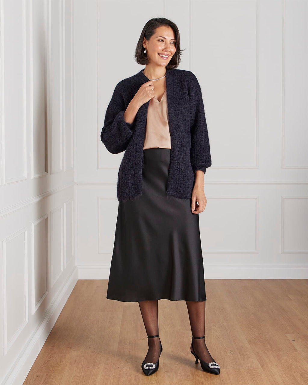 FLOYD Cardigan Landy Ullmiks - Black