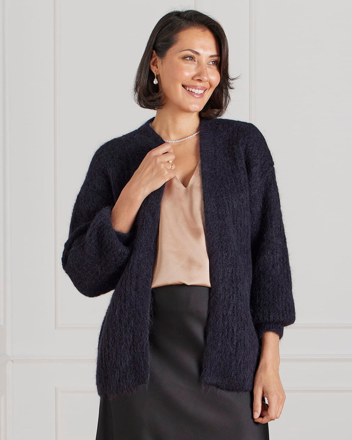 FLOYD Cardigan Landy Ullmiks - Black