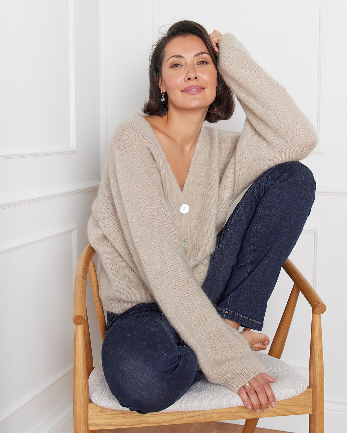 FLOYD Cardigan Lamia Ullmiks - Beige