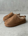 ONLY Mules Stella Teddy Lined Slipper - Cognac