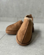ONLY Mules Stella Teddy Lined Slipper - Cognac