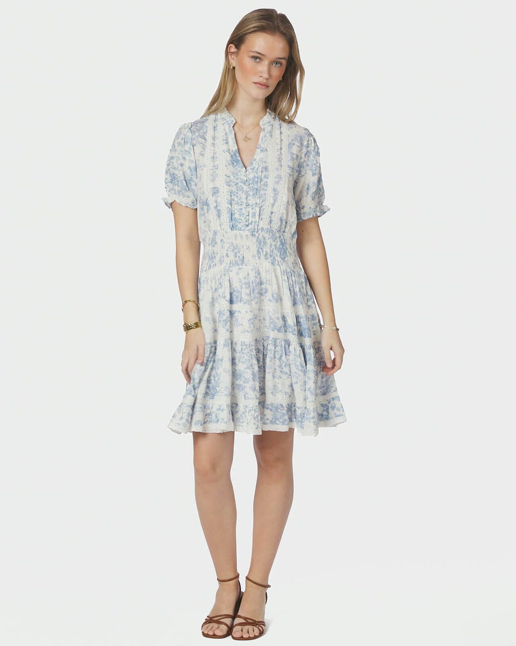 NEO NOIR Kjole Constance Porcelain - Light Blue