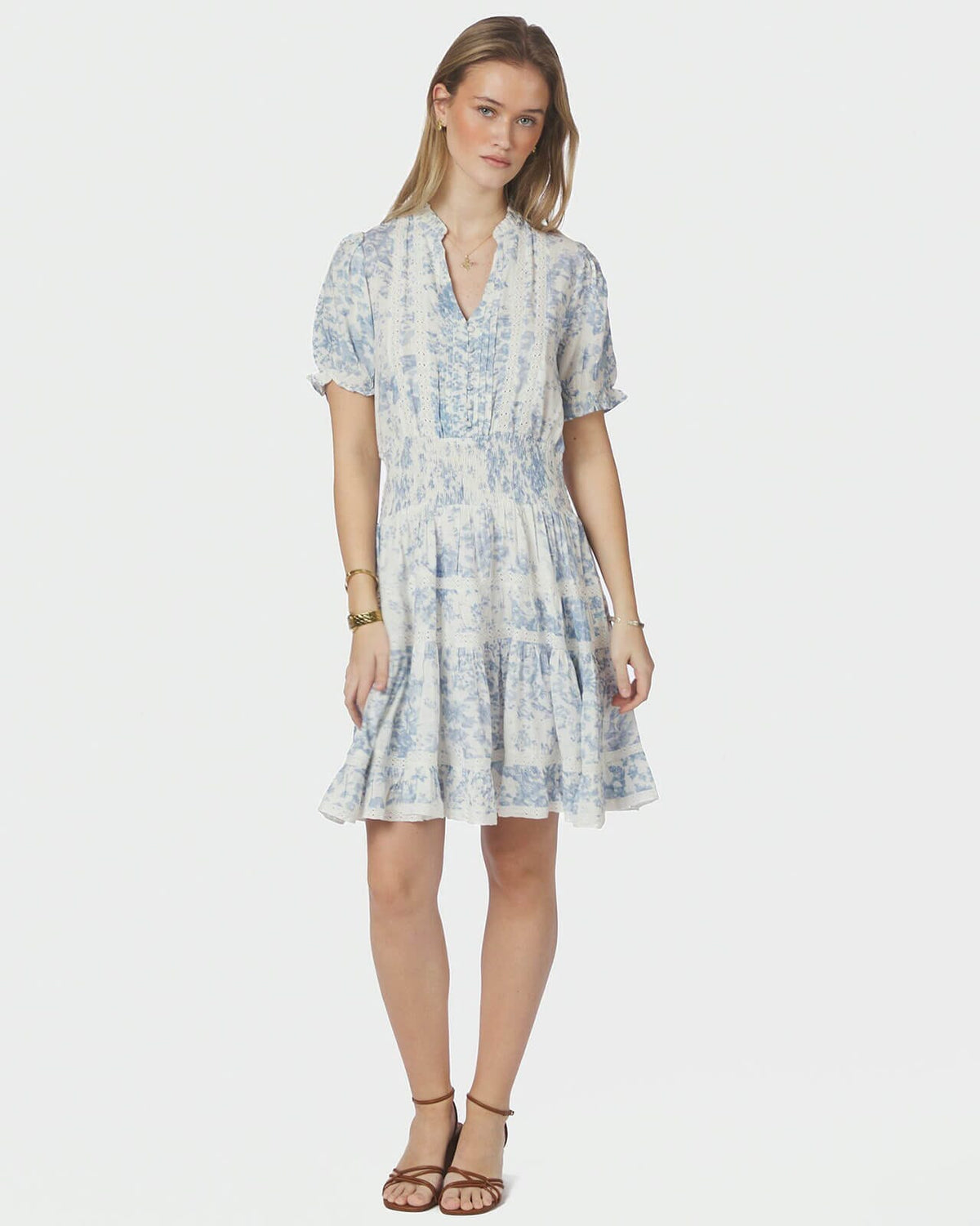 NEO NOIR Kjole Constance Porcelain - Light Blue