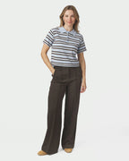 NEO NOIR Topp Mulann Polo Knit - Light Blue