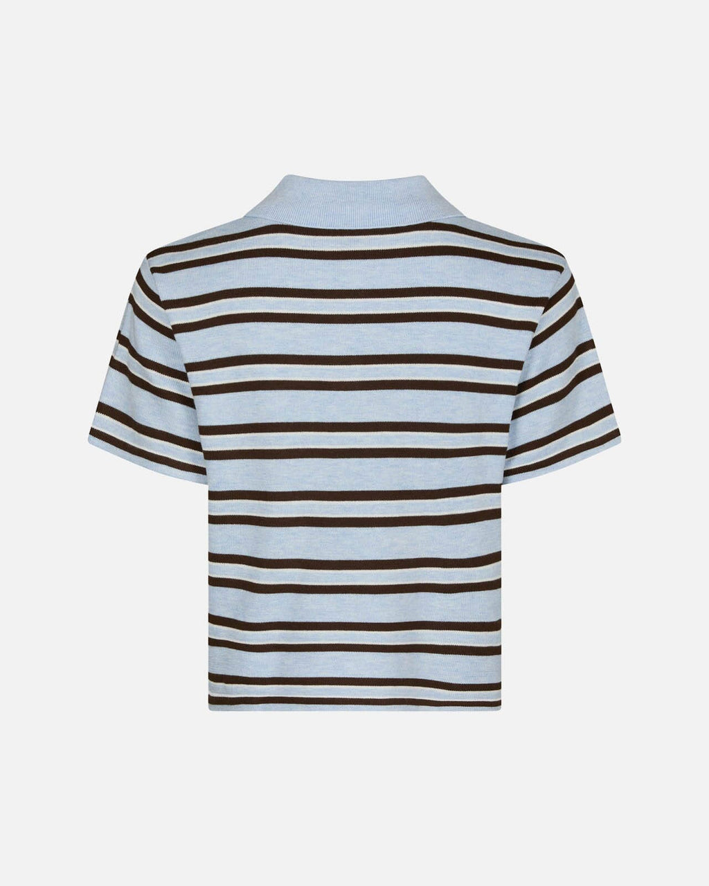 NEO NOIR Topp Mulann Polo Knit - Light Blue