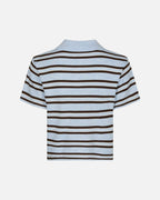 NEO NOIR Topp Mulann Polo Knit - Light Blue