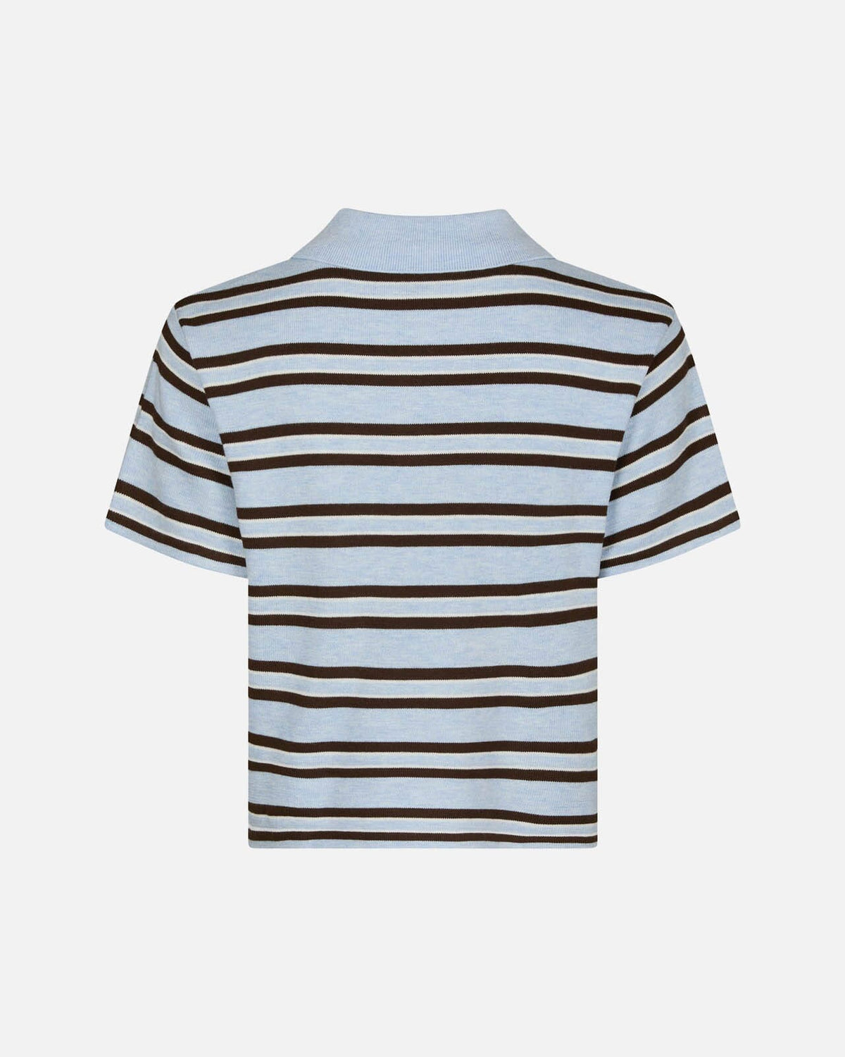 NEO NOIR Topp Mulann Polo Knit - Light Blue