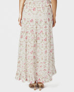 NEO NOIR Maxiskjørt Fippo Spring Flower Skirt - Off White