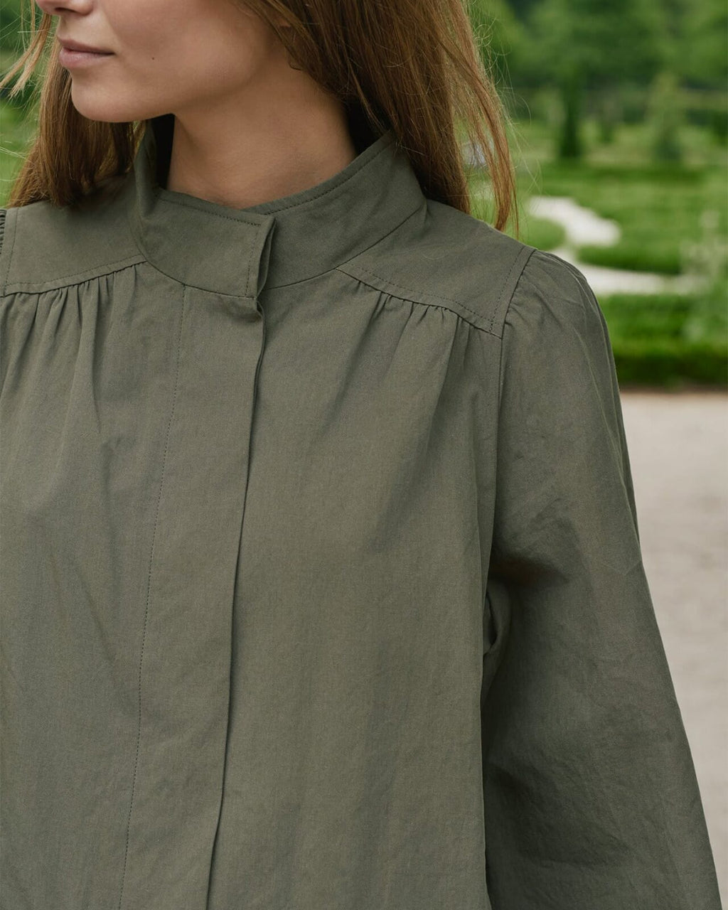 NEO NOIR Jakke Tirsa Twill - Army