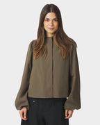 NEO NOIR Jakke Tirsa Twill - Army