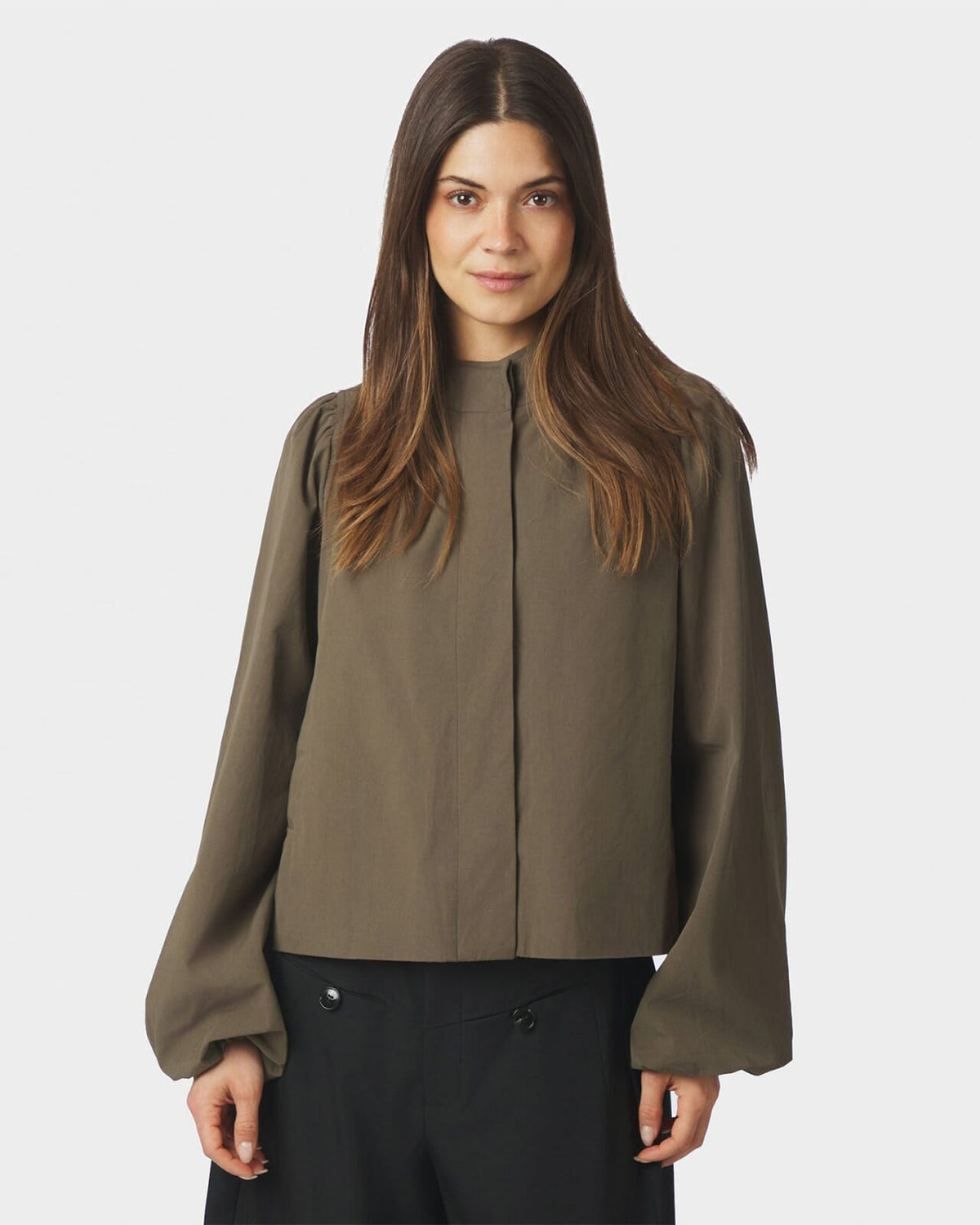 NEO NOIR Jakke Tirsa Twill - Army