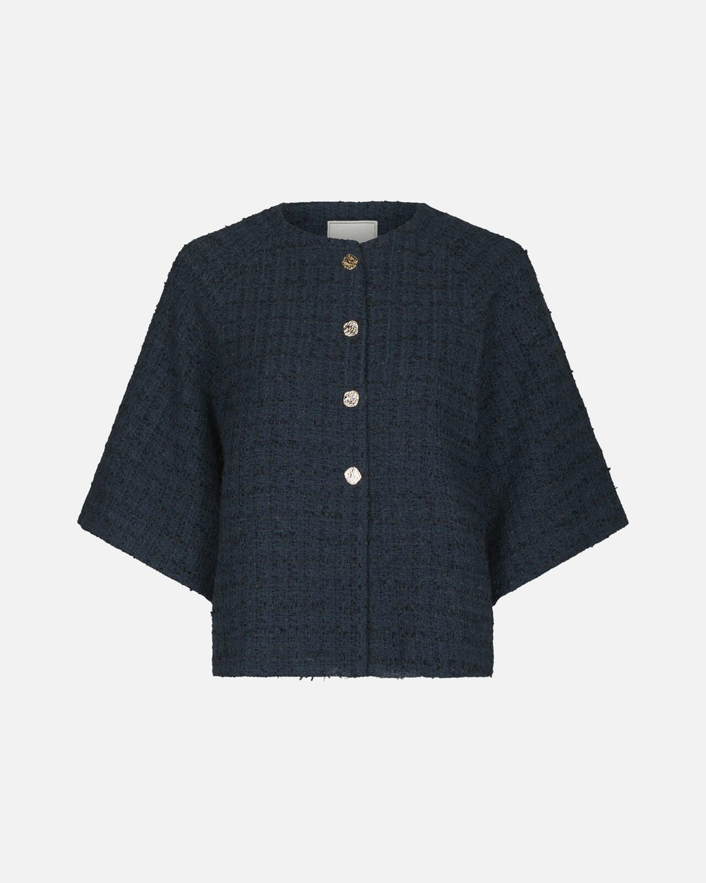 NEO NOIR Jakke Rosella Boucle Mini Jacket - Navy