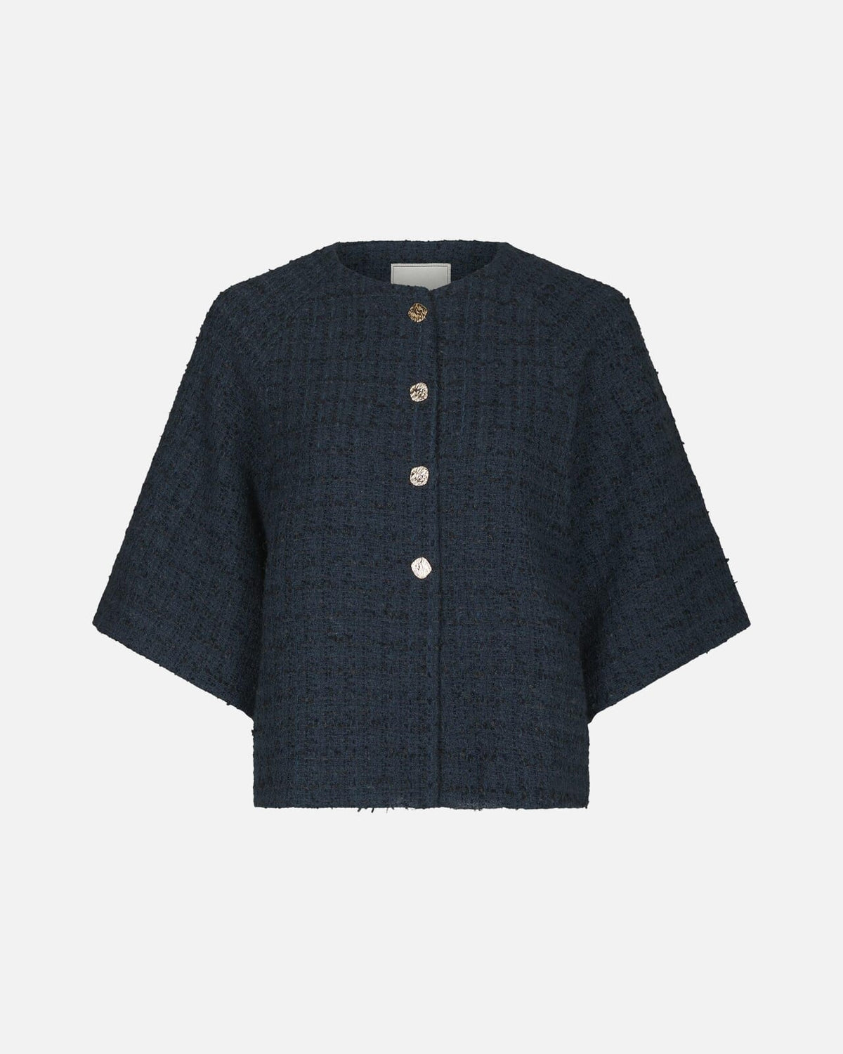 NEO NOIR Jakke Rosella Boucle Mini Jacket - Navy