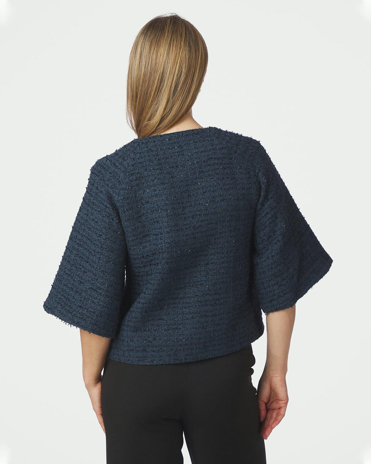 NEO NOIR Jakke Rosella Boucle Mini Jacket - Navy