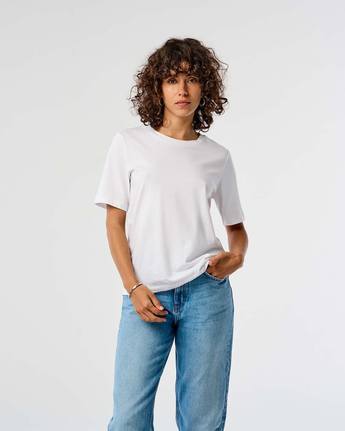 ONLY T-skjorte Only S/S - White