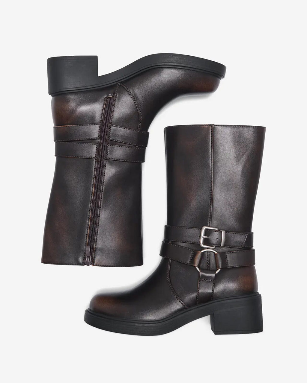 ONLY Boots Blossom Hardware - Brown Stone