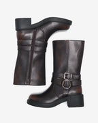 ONLY Boots Blossom Hardware - Brown Stone
