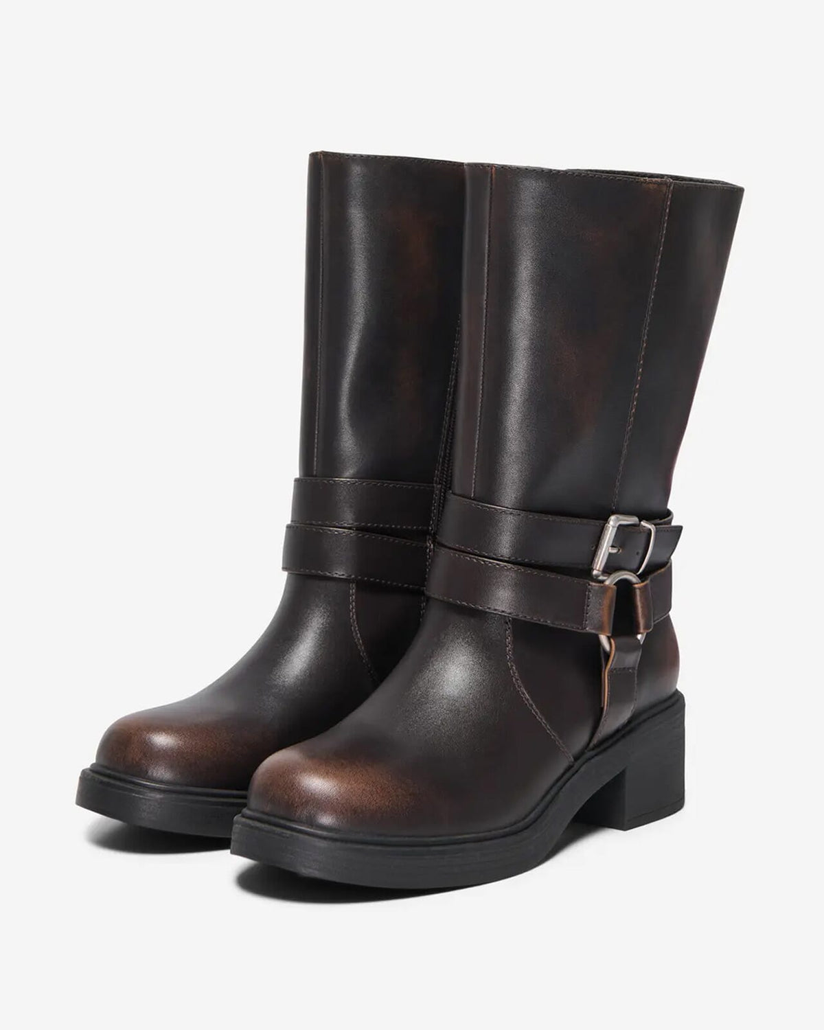 ONLY Boots Blossom Hardware - Brown Stone