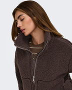 ONLY Teddyjakke Aspen Teddy - Coffee Bean