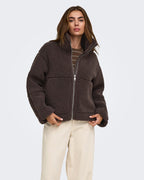 ONLY Teddyjakke Aspen Teddy - Coffee Bean