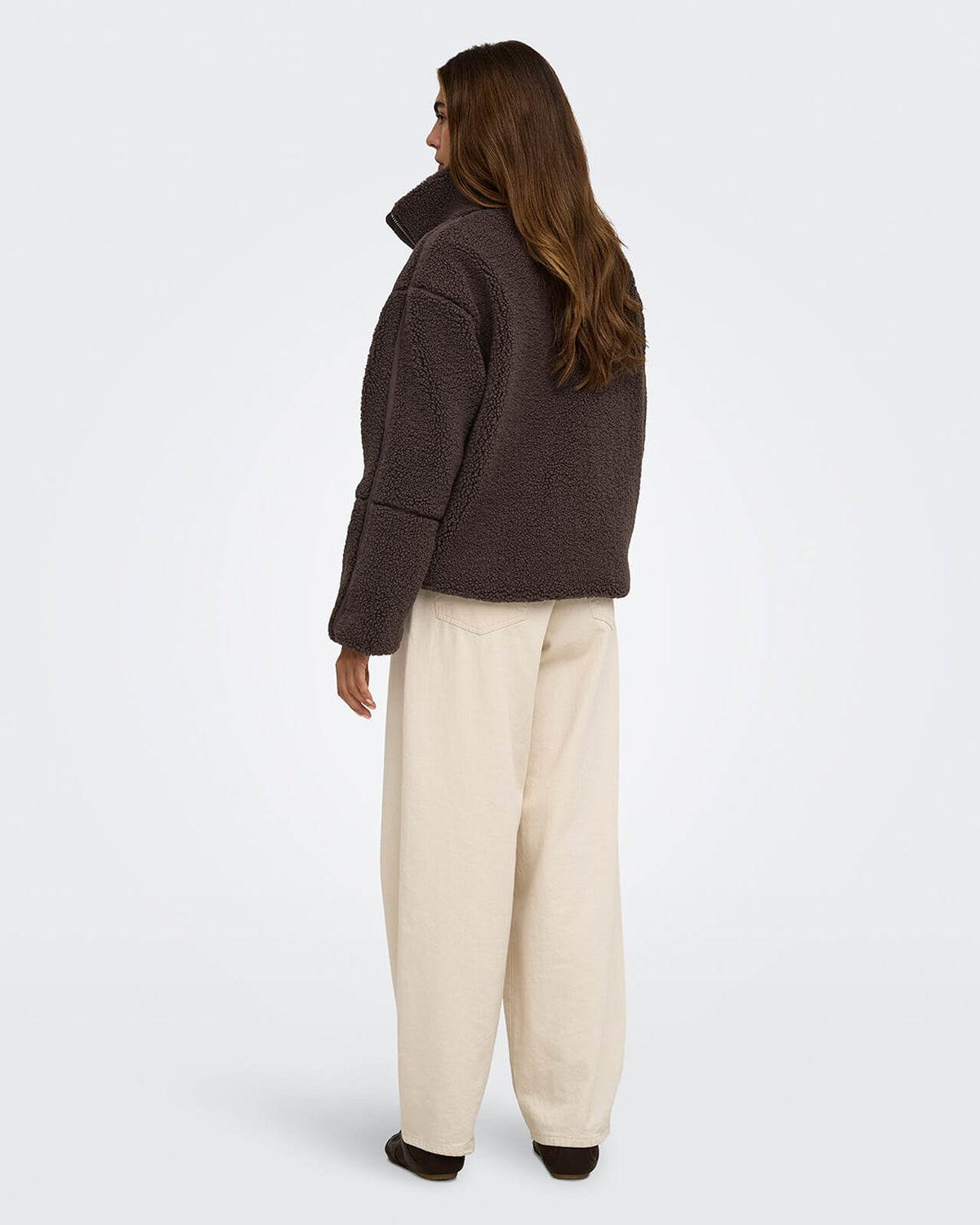 ONLY Teddyjakke Aspen Teddy - Coffee Bean