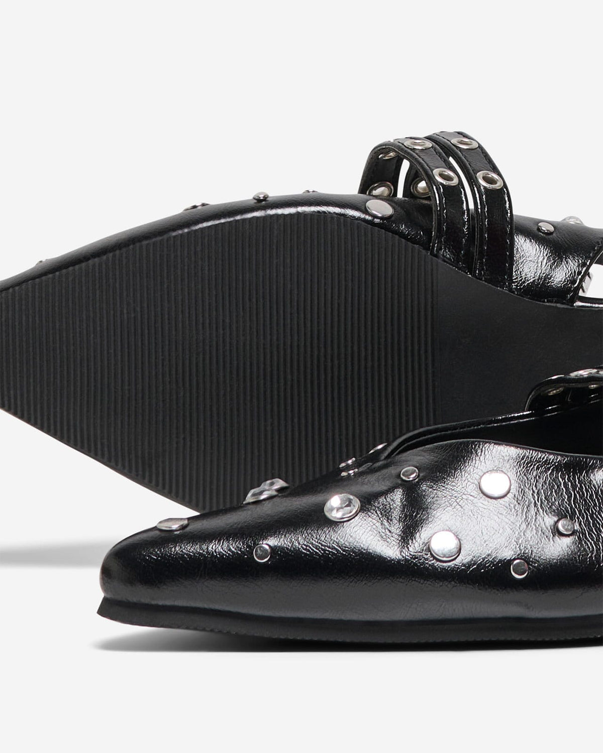 ONLY Slingbacks Laura-5 PU Buckle Ballerina - Black