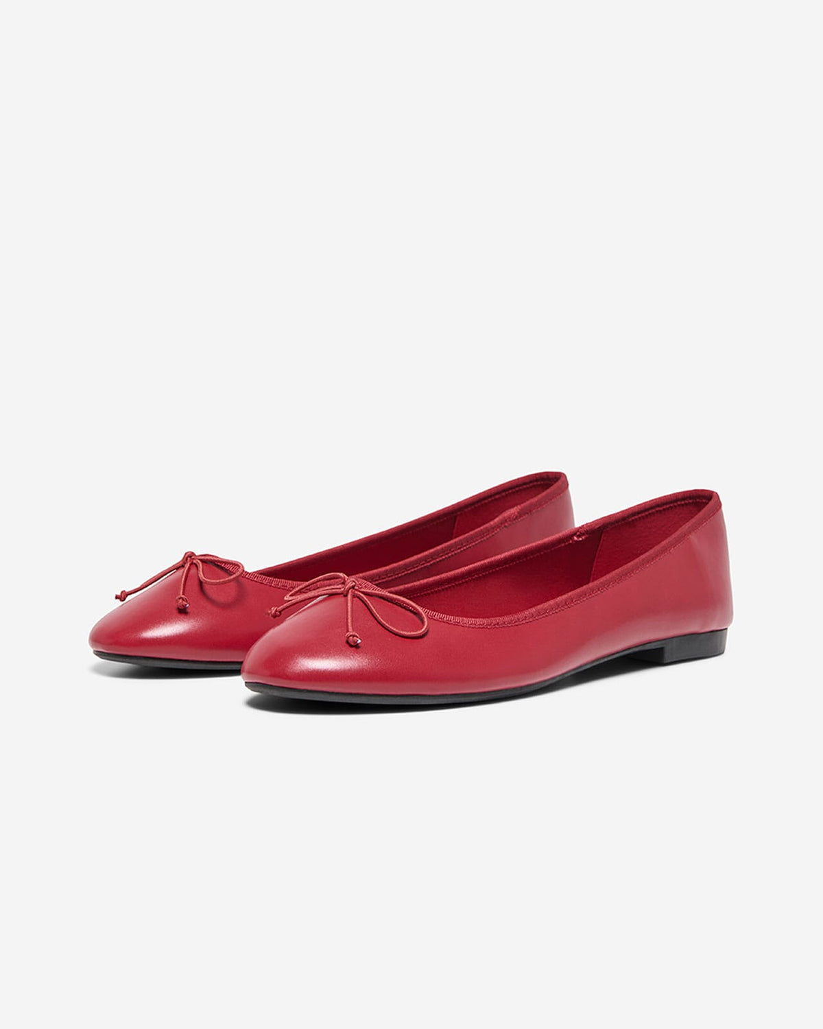 ONLY Ballerinasko Bee-3 PU Ballerina - High Risk Red