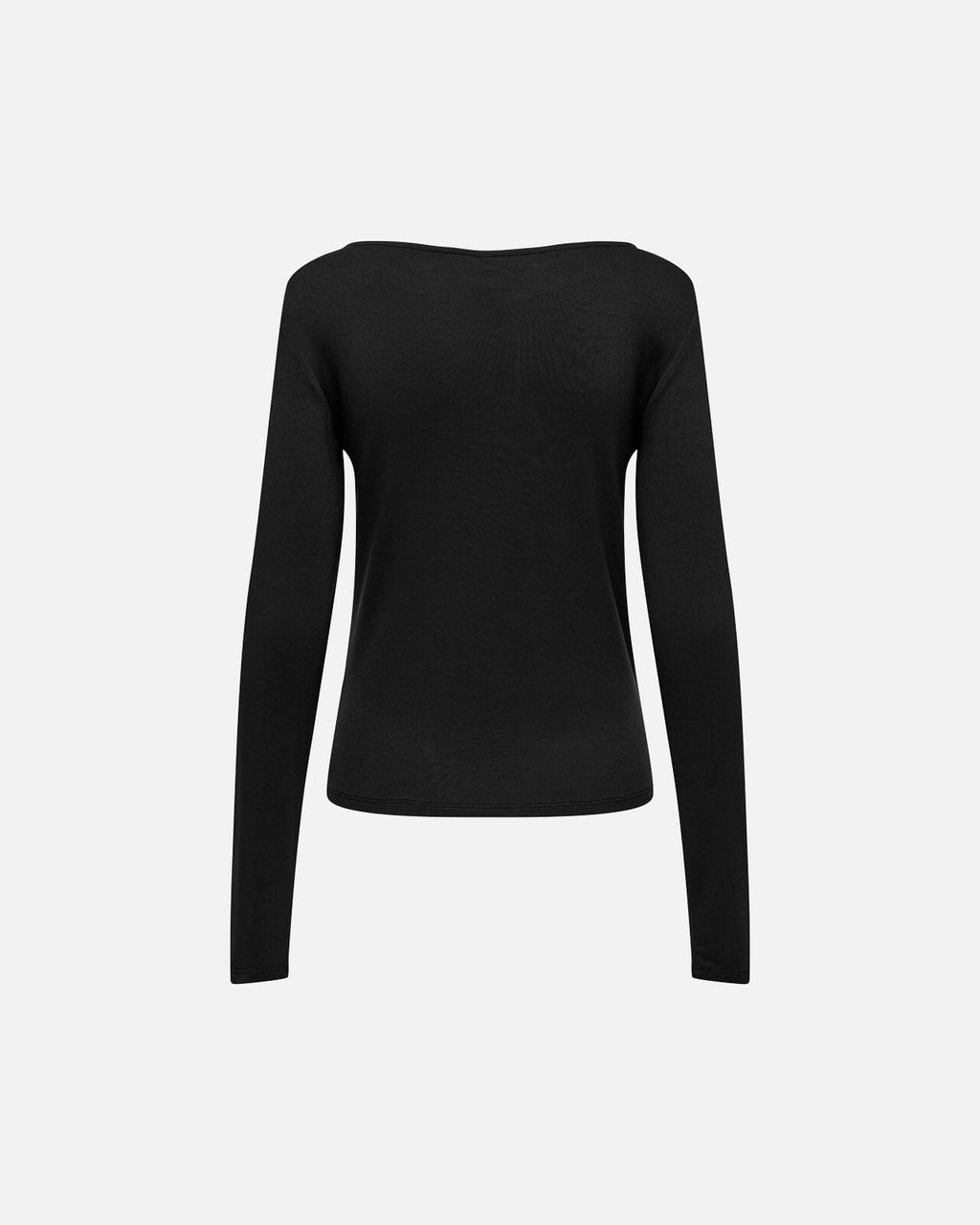 ONLY Topp Felina L/S Tight Boatneck - Black