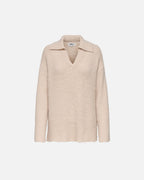 ONLY Strikkegenser Maggie Polo - Birch/ Melange
