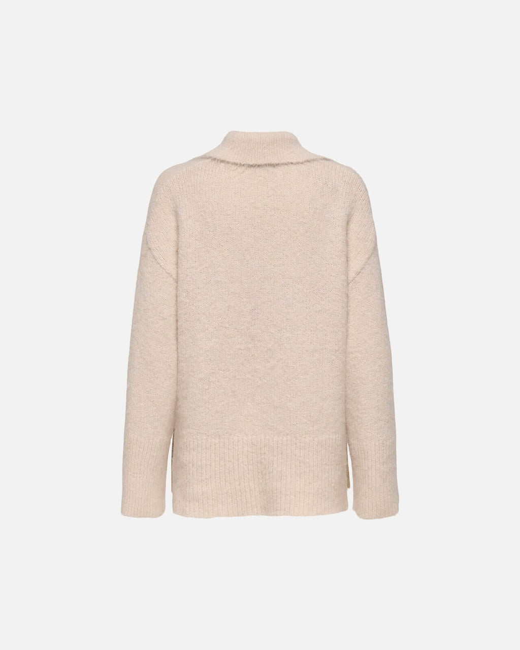 ONLY Strikkegenser Maggie Polo - Birch/ Melange