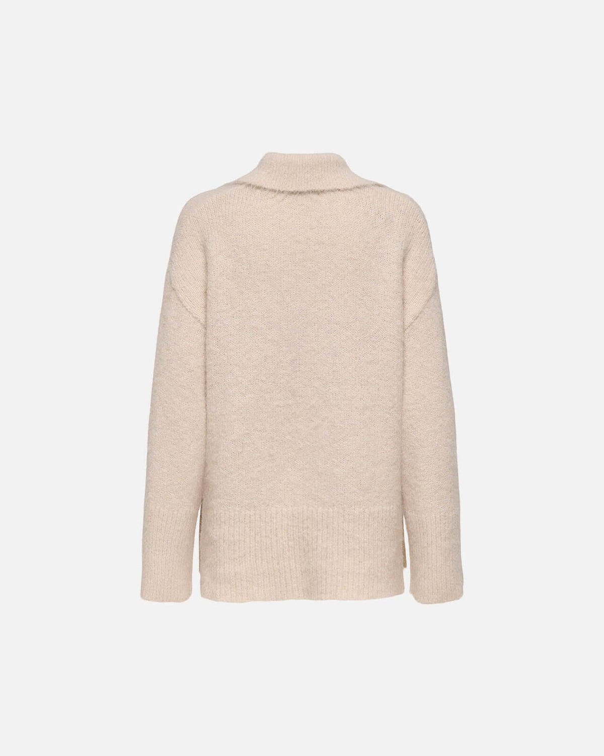 ONLY Strikkegenser Maggie Polo - Birch/ Melange