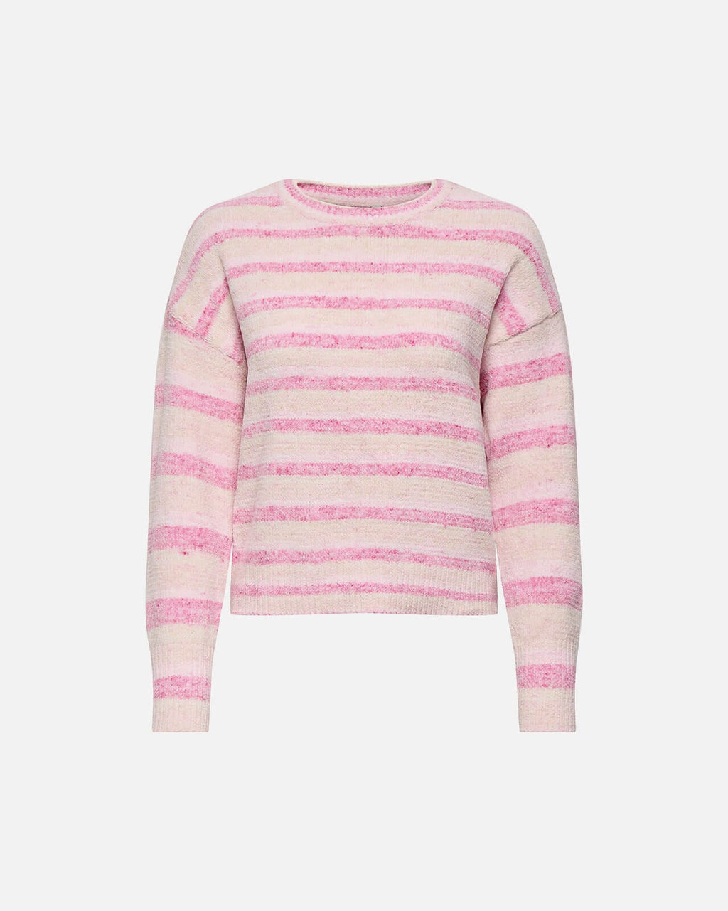 ONLY Genser Johanna LS O-neck - Pink Yarrow Romace Rose/ Birch