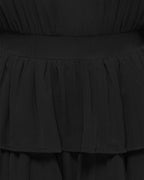ONLY Kjole Eldrisa LS Short Ruffle - Black
