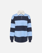 ONLY Pologenser Nara L/S Polo - Bel Air Blue Night sky + cd collar