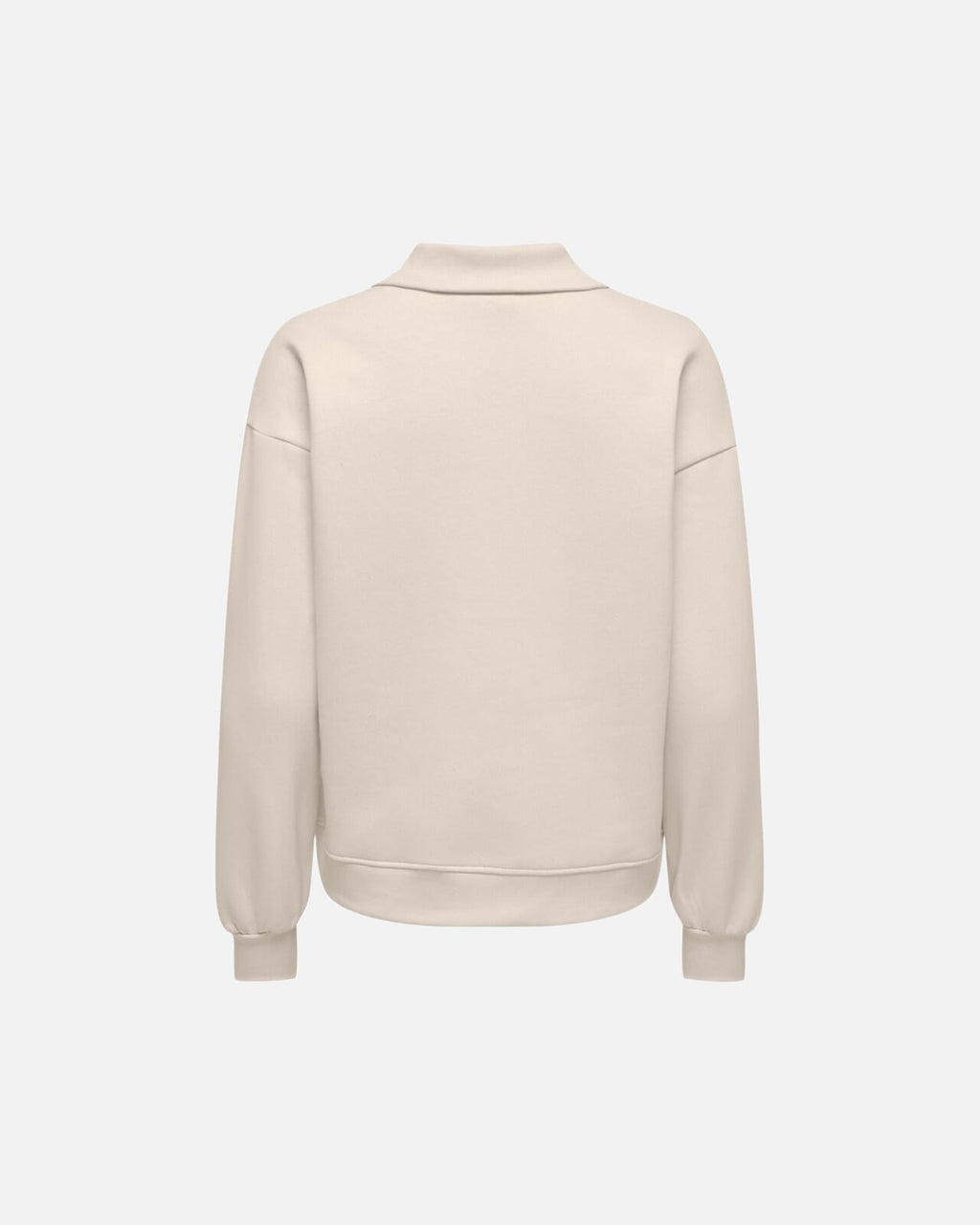 ONLY Collegegenser Coralie L/S Button Collar - Birch/ Silver buttons