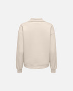 ONLY Collegegenser Coralie L/S Button Collar - Birch/ Silver buttons