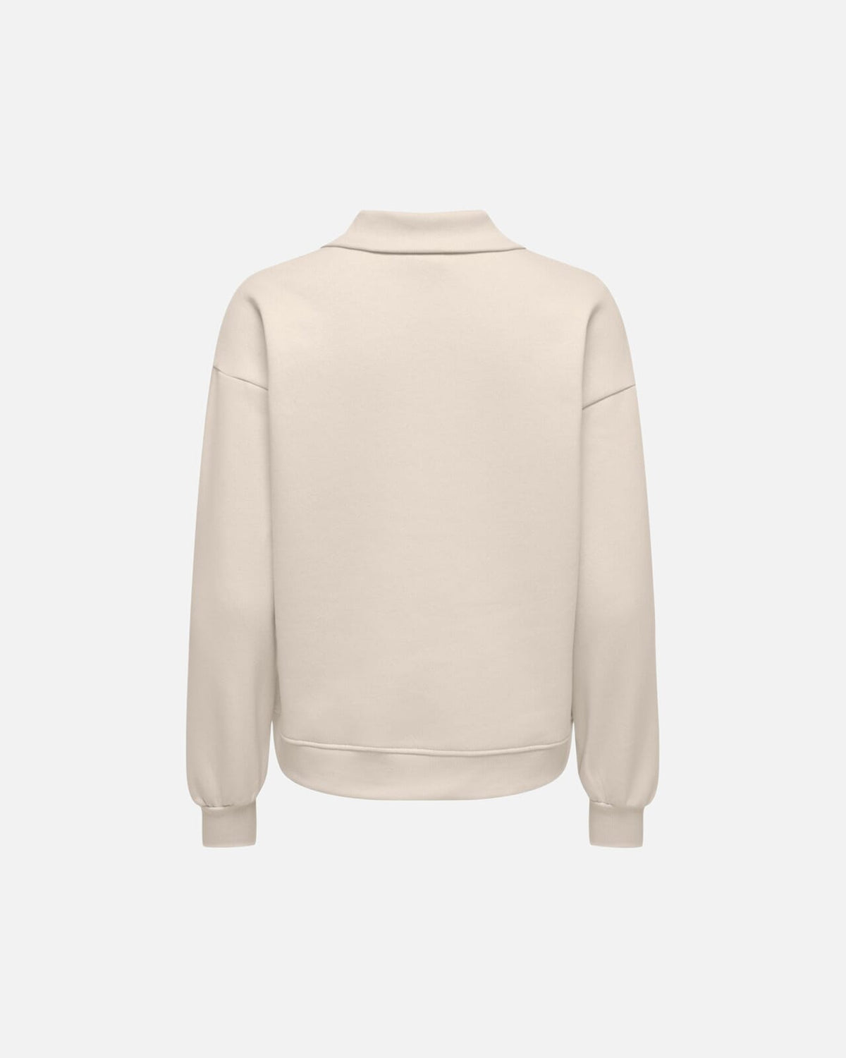 ONLY Collegegenser Coralie L/S Button Collar - Birch/ Silver buttons
