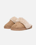 ONLY Tøfler Cath Teddy - Cognac