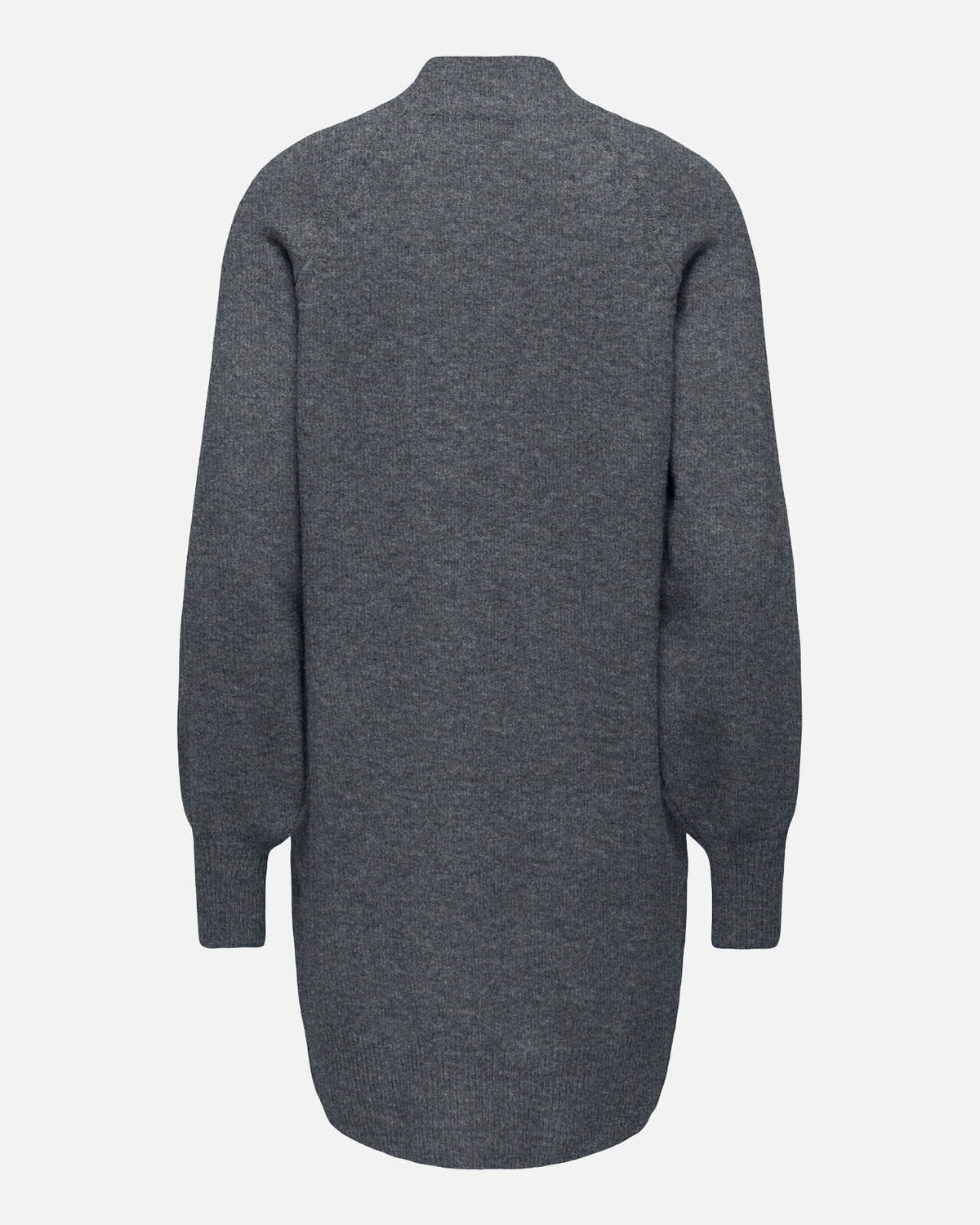 ONLY Strikkekjole Olivia LS High Neck - Dark Grey Melange