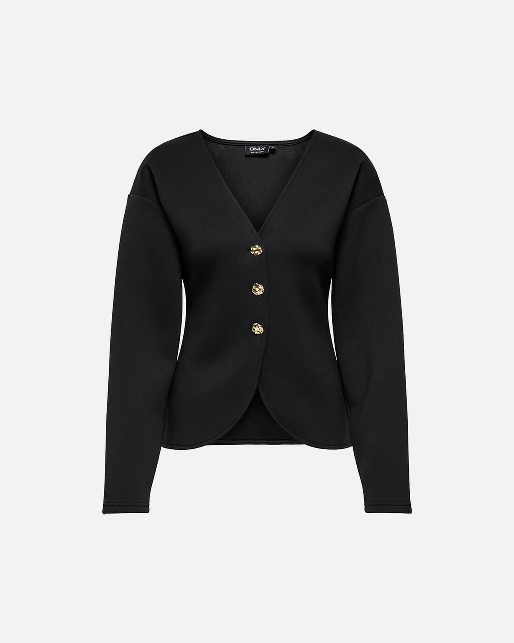 ONLY Cardigan Naomi  L/S - Black/ Gold buttons