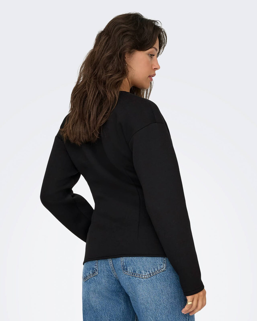 ONLY Cardigan Naomi  L/S - Black/ Gold buttons