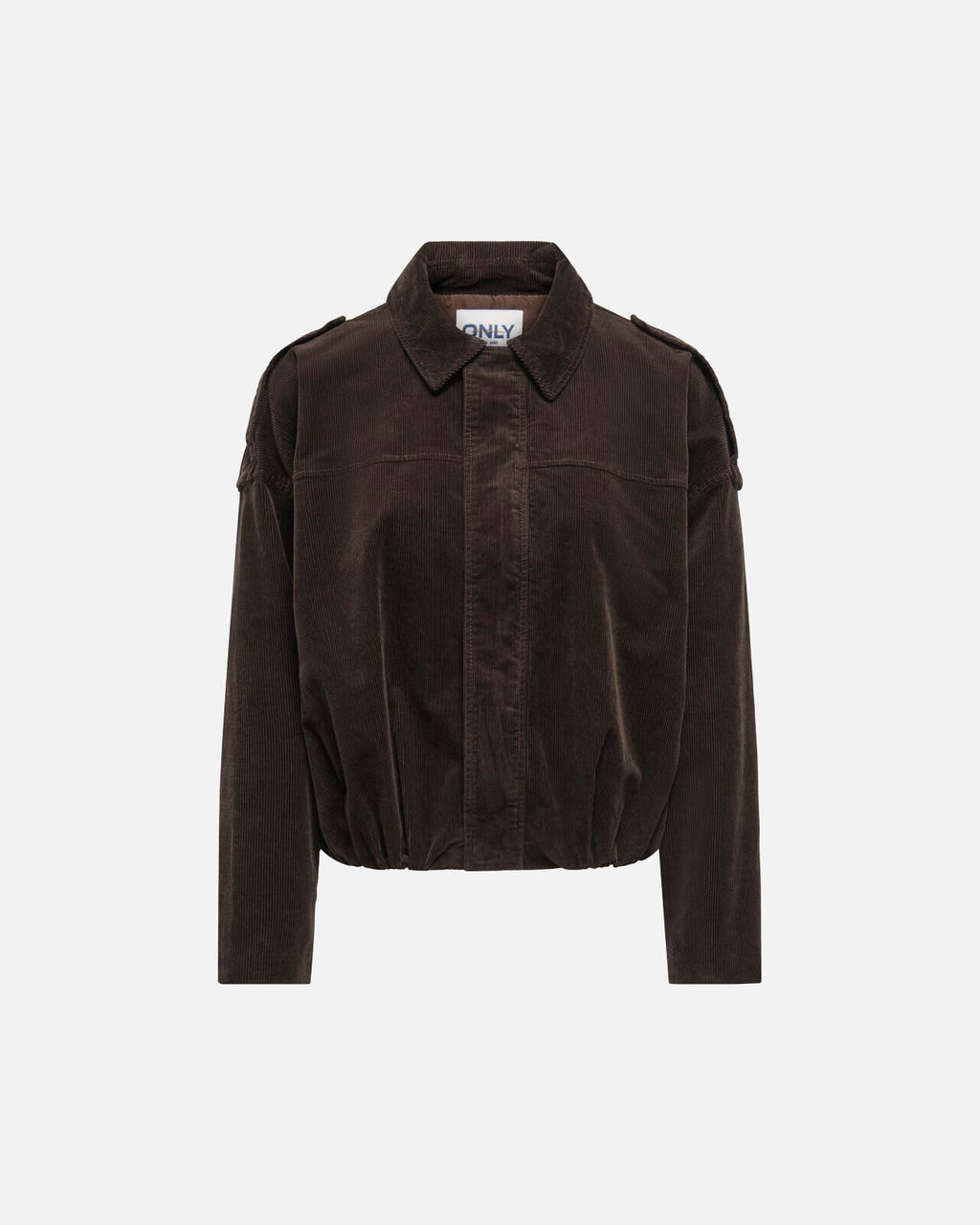 ONLY Bomberjakke Moon-Flora L/S Cord Bomber - Chocolate Brown